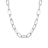 Necklace creative retro punk style short thick chain collarbone chain